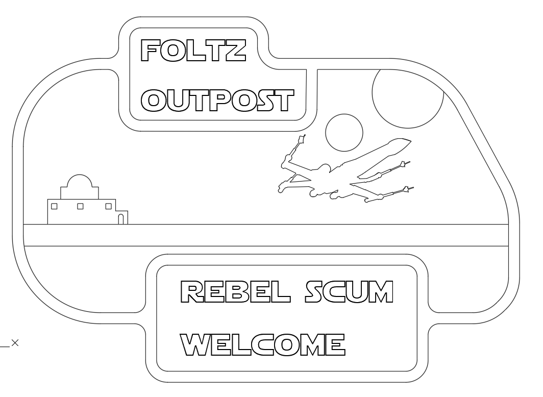 Star Wars House Sign - Rebels