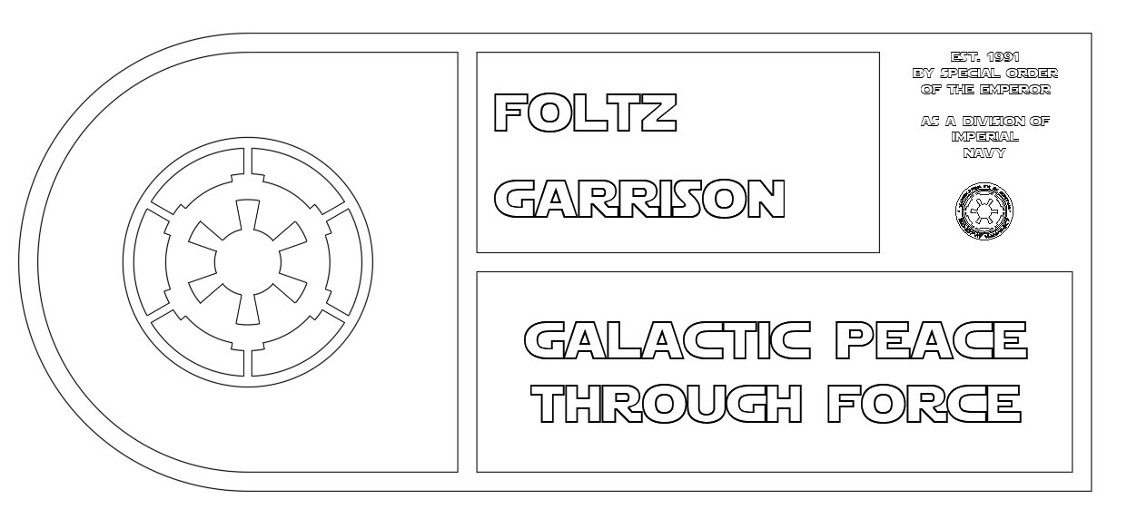 Star Wars House Sign - Imperial