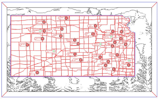 Kansas Travel Map