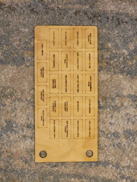 Advent Calendar - Activity Panel