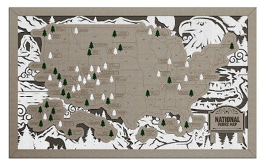 National Parks Travel Map - Wildlife