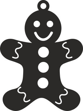 Ornament - Ginger Bread Man 1 - 4"