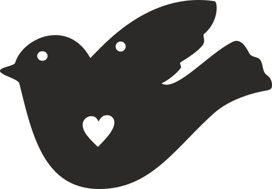 Ornament - Dove 1 - 4"