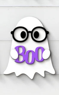 Ghost Wall Art - Boo