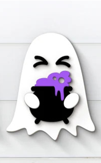 Ghost Wall Art - Cauldron