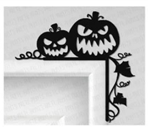 Door Frame Hanger - Scary Pumpkins
