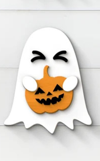 Ghost Wall Art - Jack-O-Lantern
