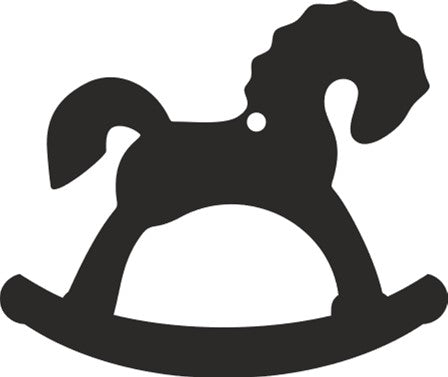 Ornament - Rocking Horse - 4"