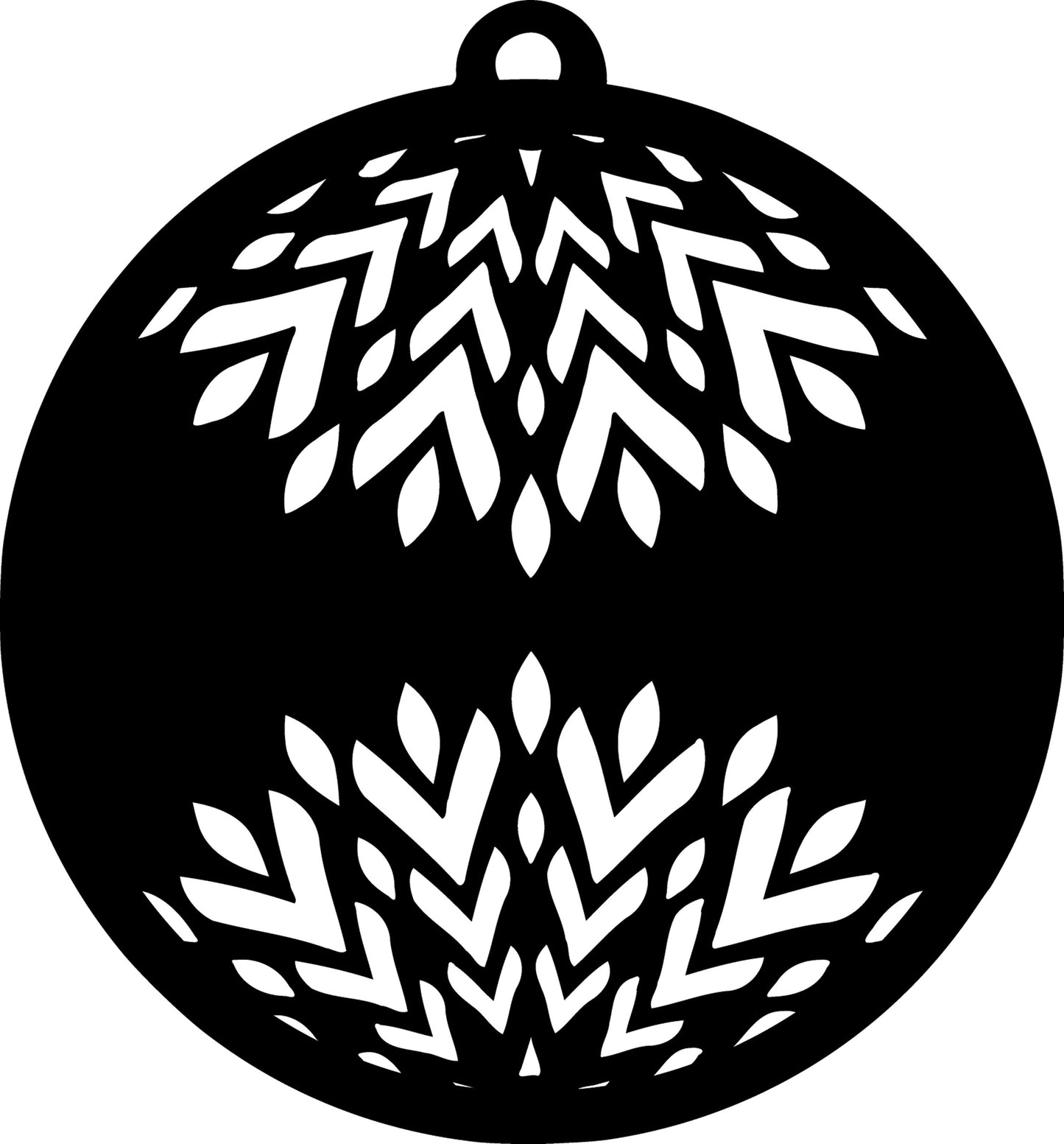 Ornament - Round 24 - Design 2 - 4"