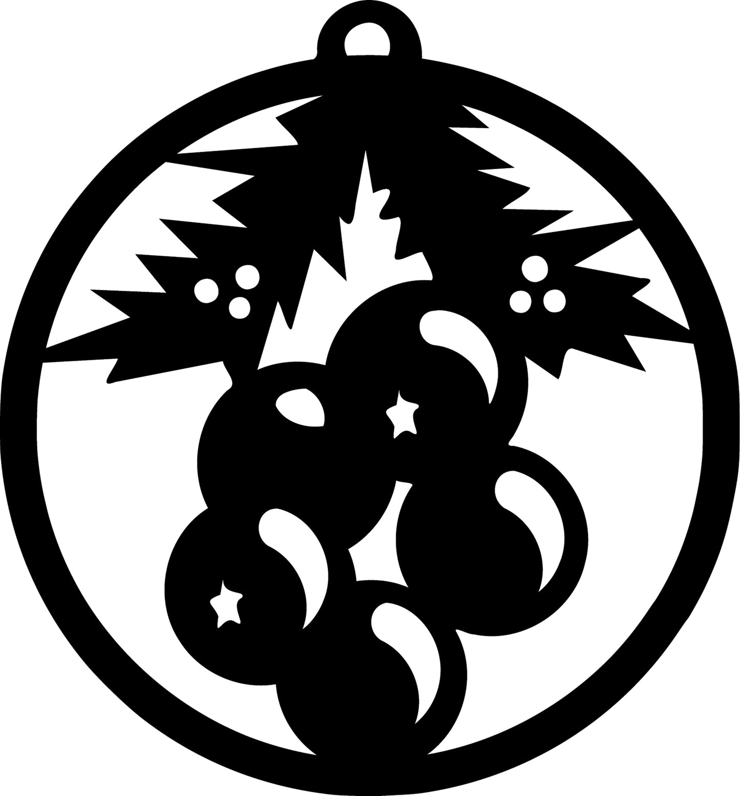 Ornament - Round 28 - Holly - 4"