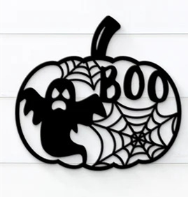 Halloween Wall Art - Pumpkin and Ghost