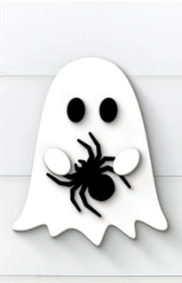 Ghost Wall Art - Spider