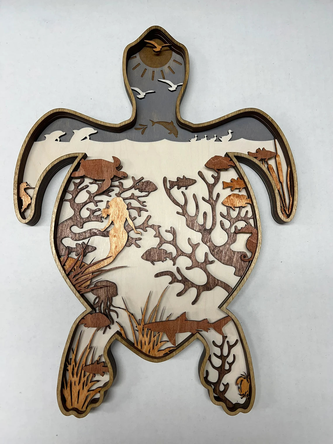 Wood Art - Sea Turtle