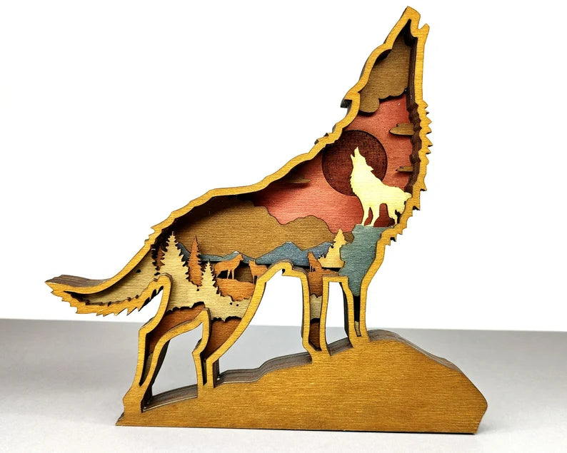 Wood Art - Wolf 1