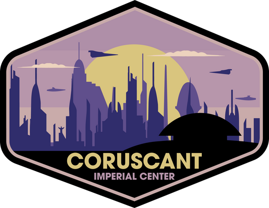 Star Wars Travel Sign - Coruscant