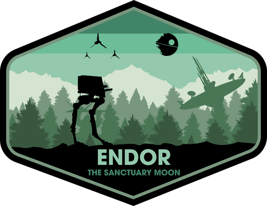 Star Wars Travel Sign - Endor