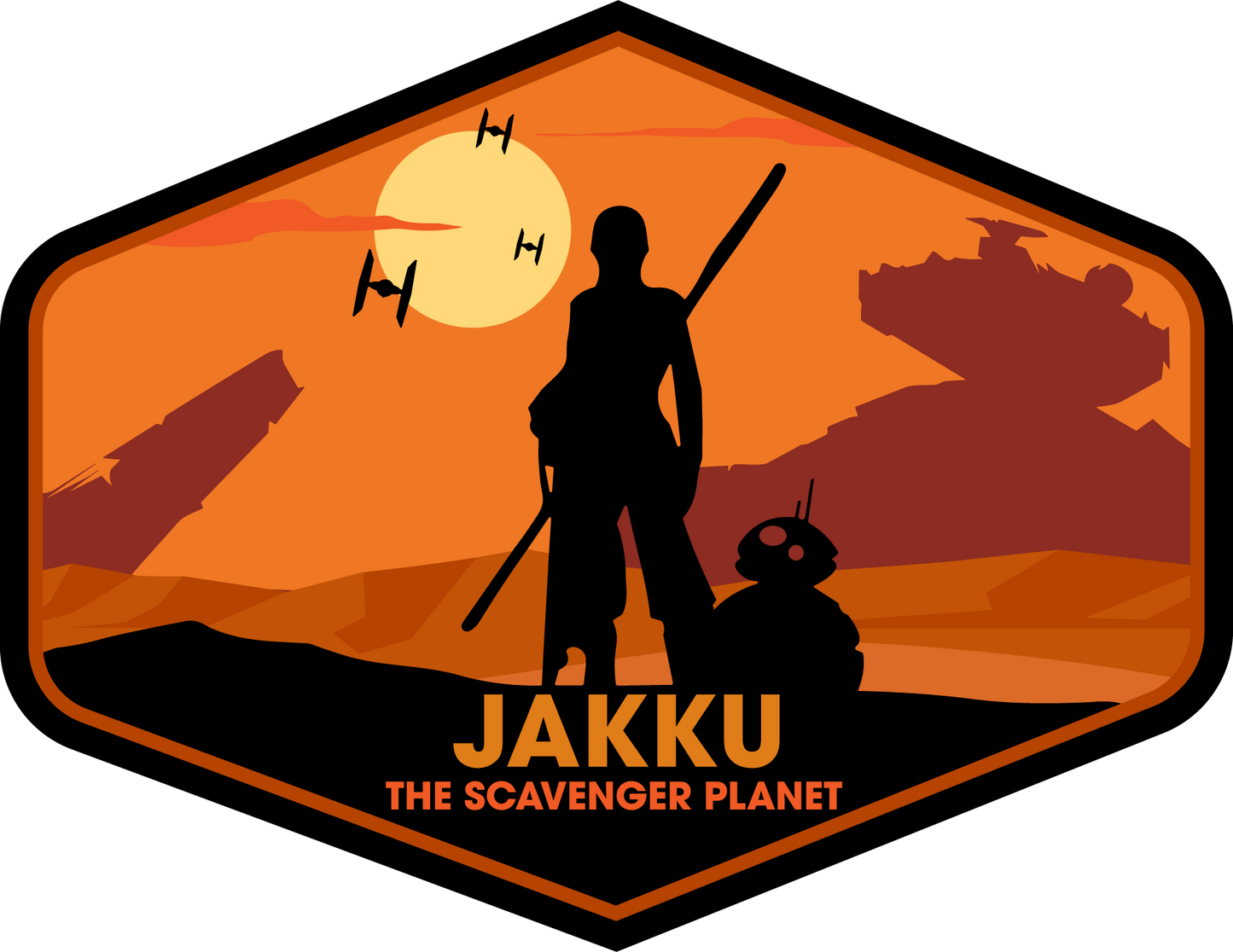 Star Wars Travel Sign - Jakku