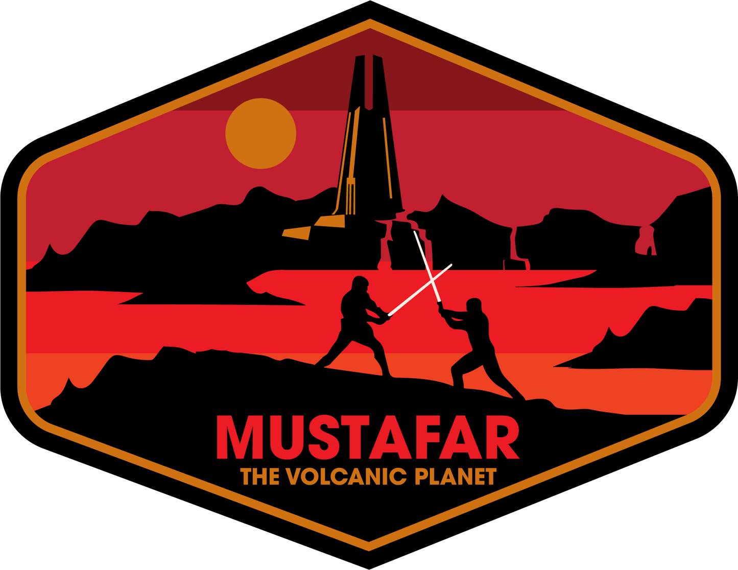 Star Wars Travel Sign - Mustafar