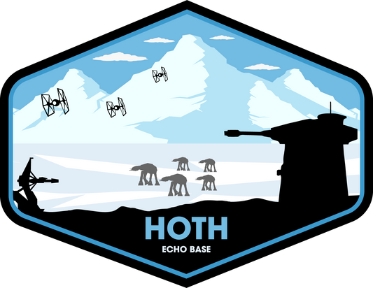 Star Wars Travel Sign - Hoth