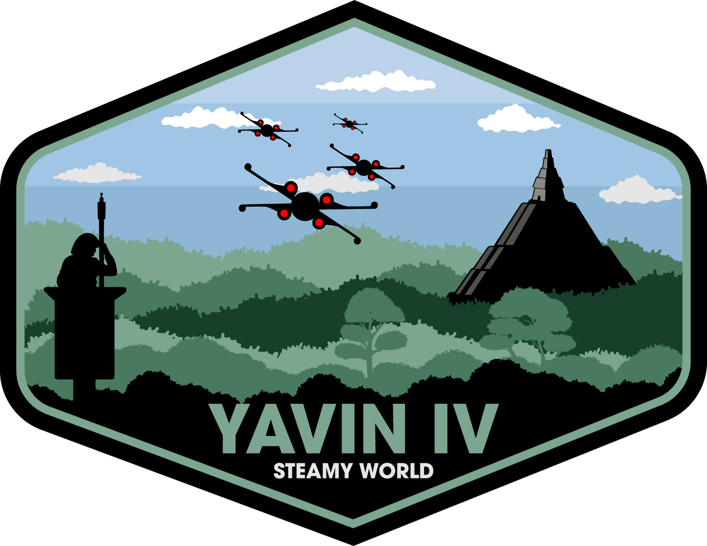 Star Wars Travel Sign - Yavin 4