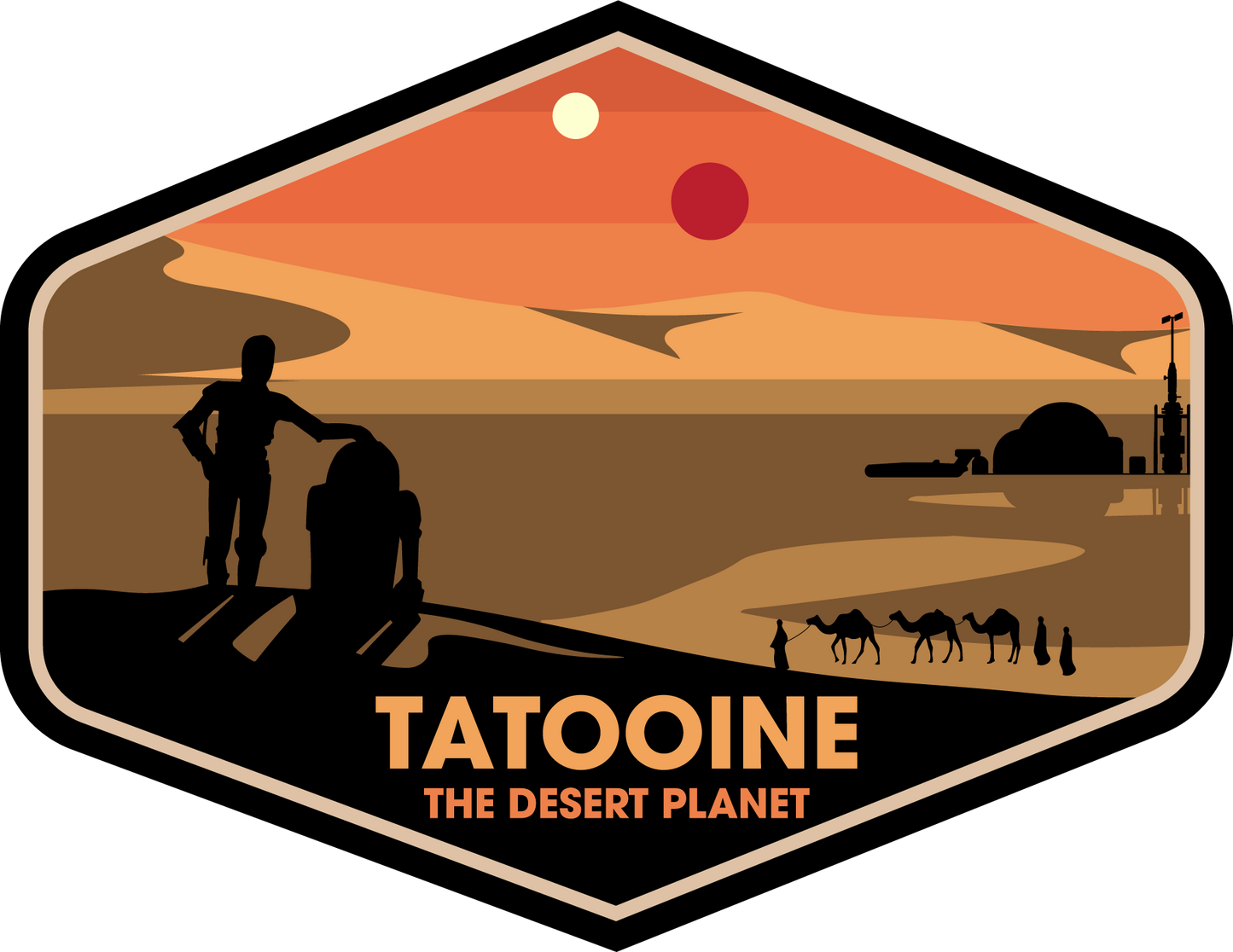 Star Wars Travel Sign - Tatooine