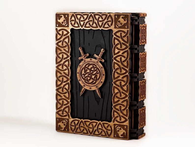Storage Book - Celtic Sword & Shield