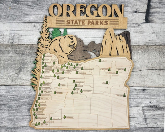 State Parks Travel Map - Oregon