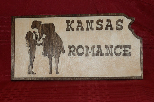 Kansas Cowboy Plaque - Romance