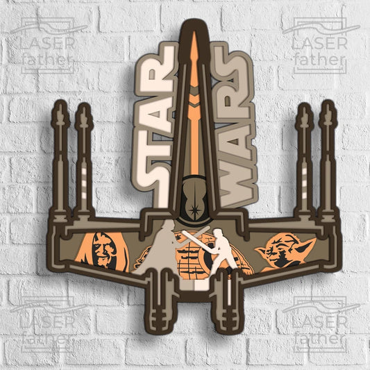 Star Wars X-Wing Wall Art