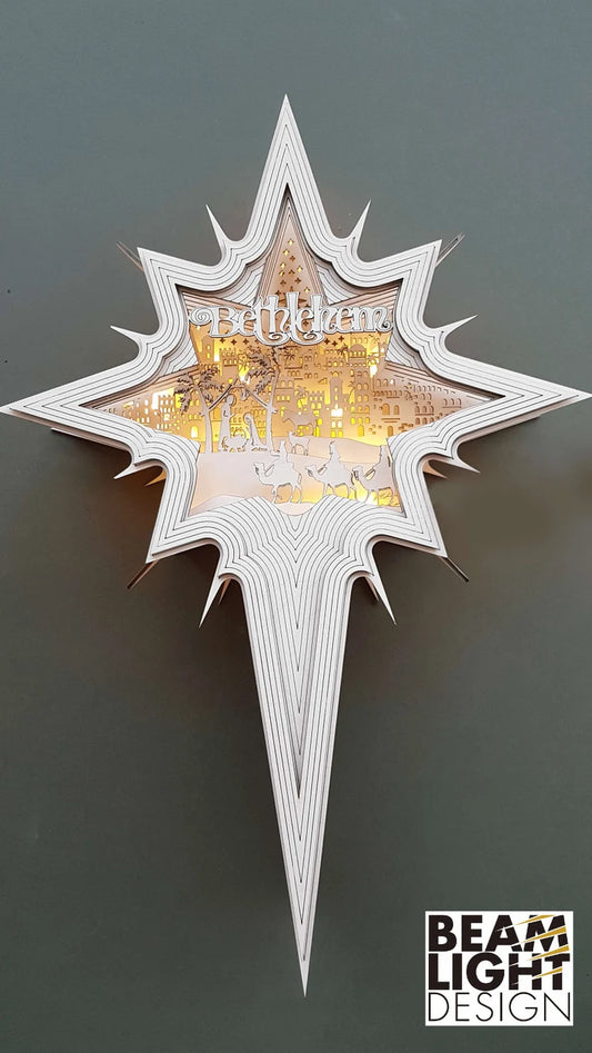 Large Ornament - "Follow The Star" - 9 Layer