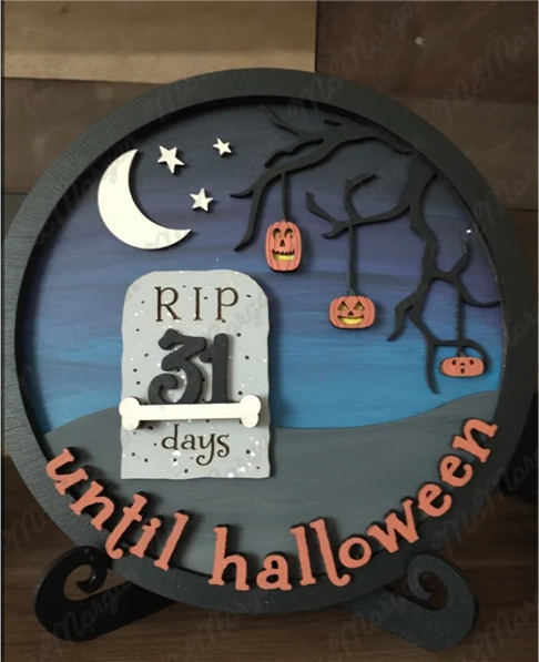 Halloween Plate - Tombstone