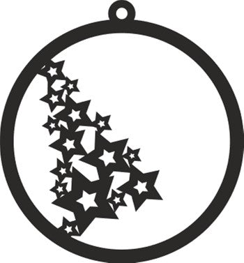 Ornament - Round 15 - Stars 2 - 4"