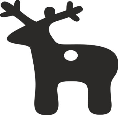 Ornament - Reindeer 2 - 4"