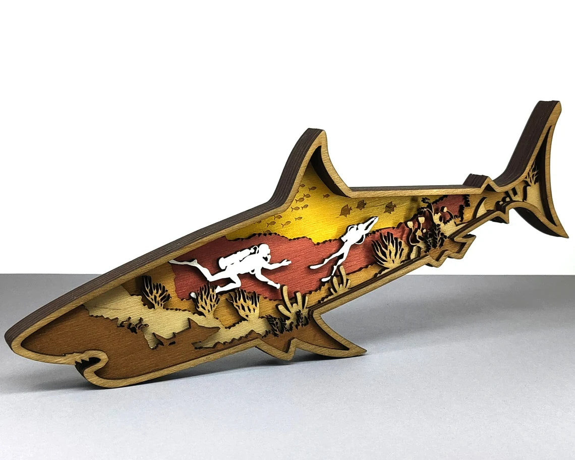 Wood Art - Shark 2